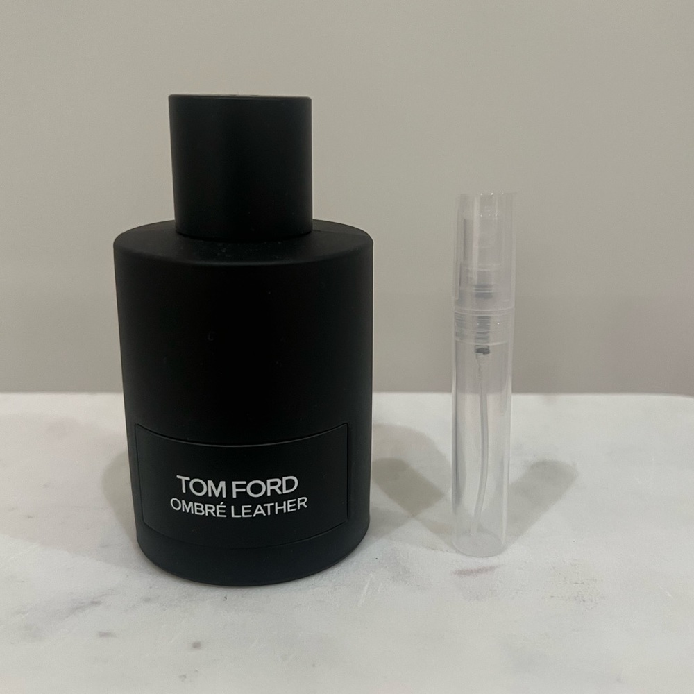Ombré Leather by Tom Ford 5ml sample in refillable travel atomizer
